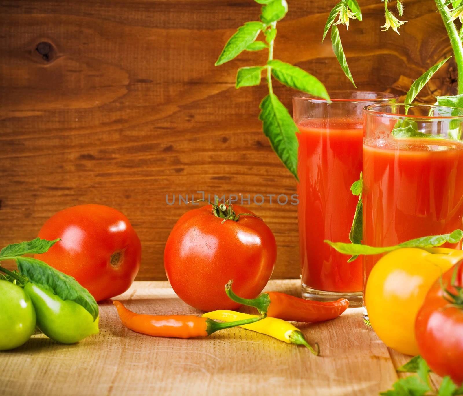 tomatoes and juice