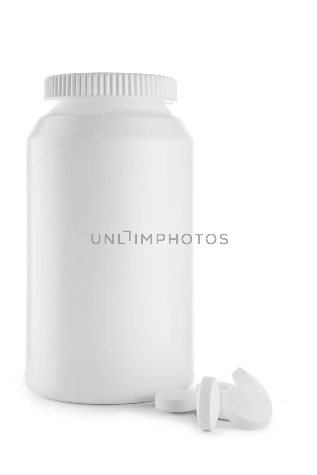 bottle and tablets