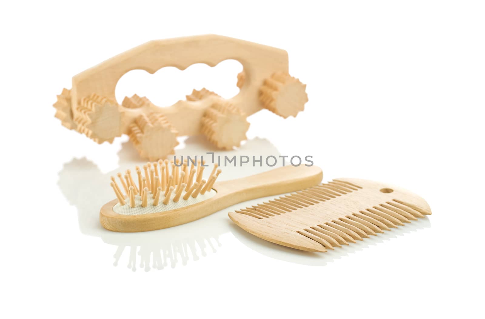 hairbrush comb and massager