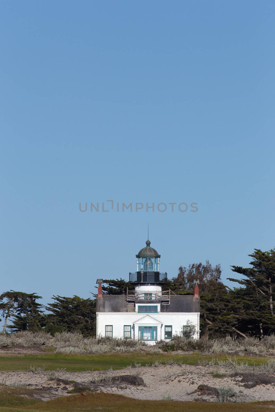 Historic Point Pinos Lighthouse in Pacific Grove, California