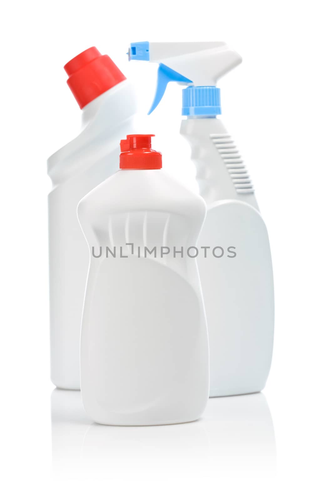 sprays and gel bottle