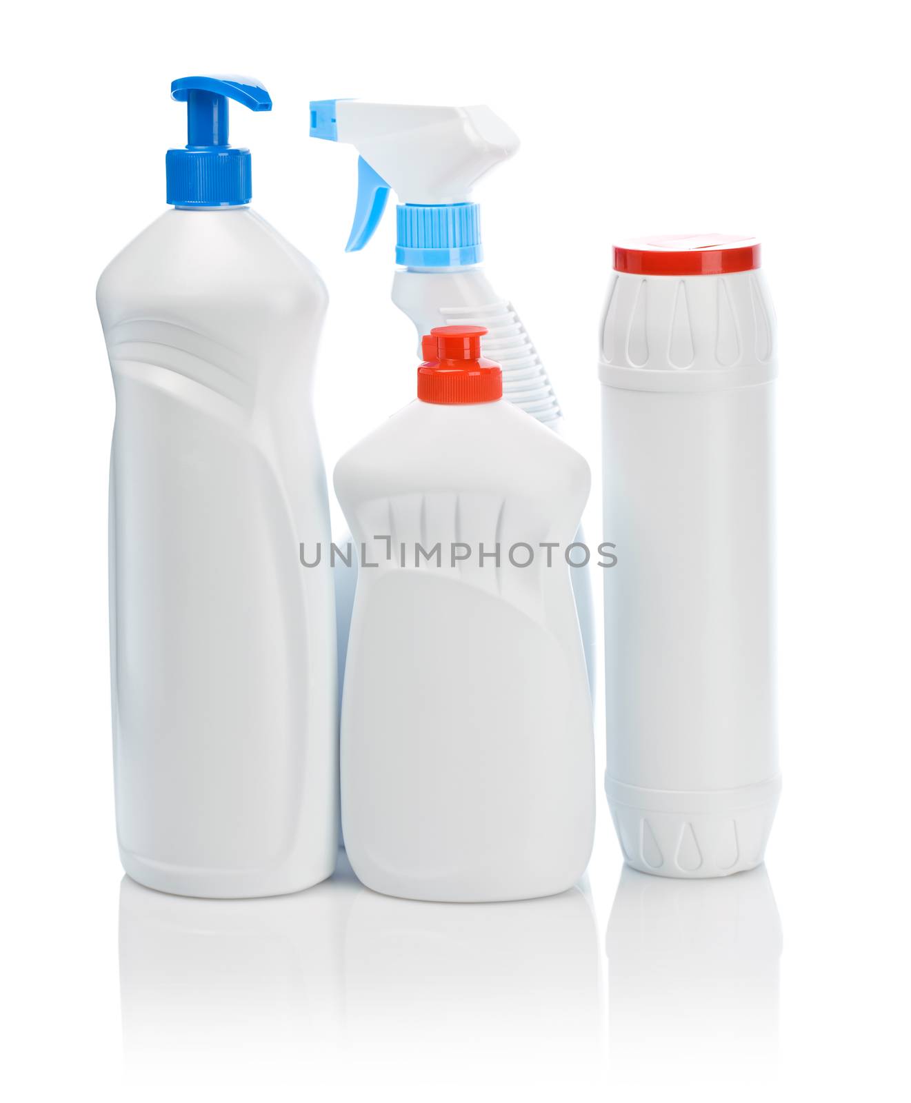 kitchen cleaning bottles