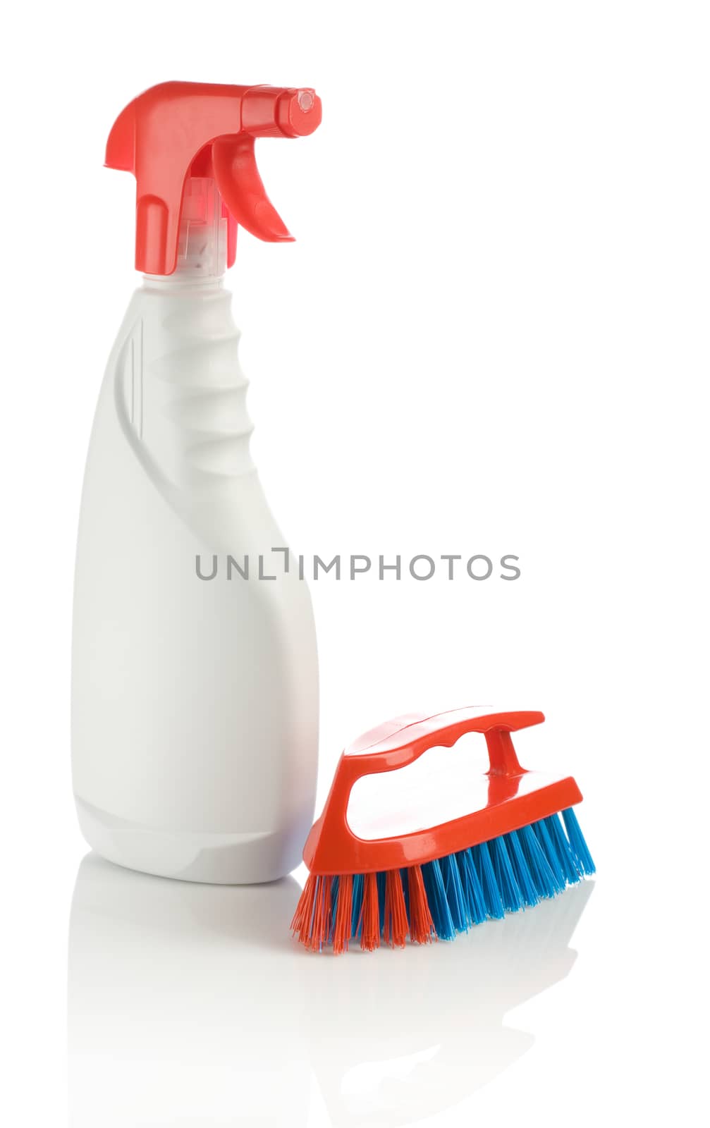 bottle with brush