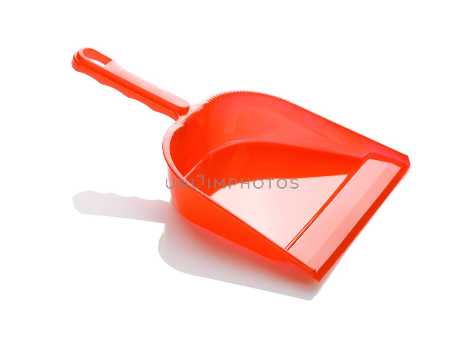 one red dustpan