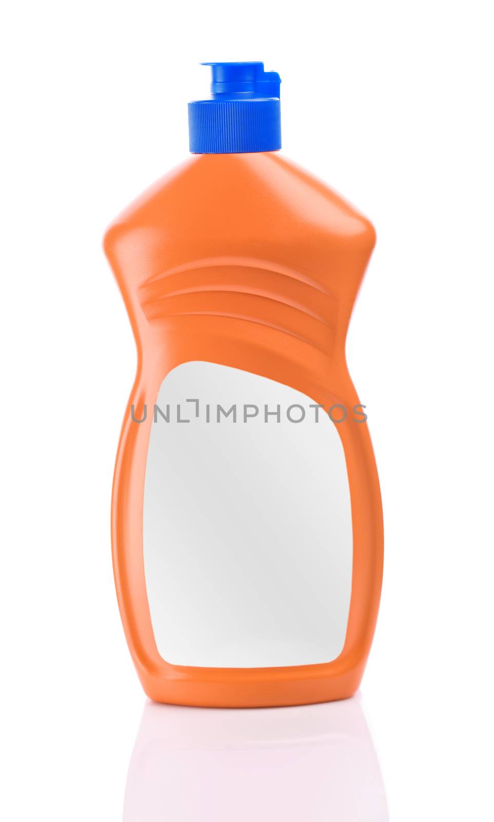 orange cleaner bottle