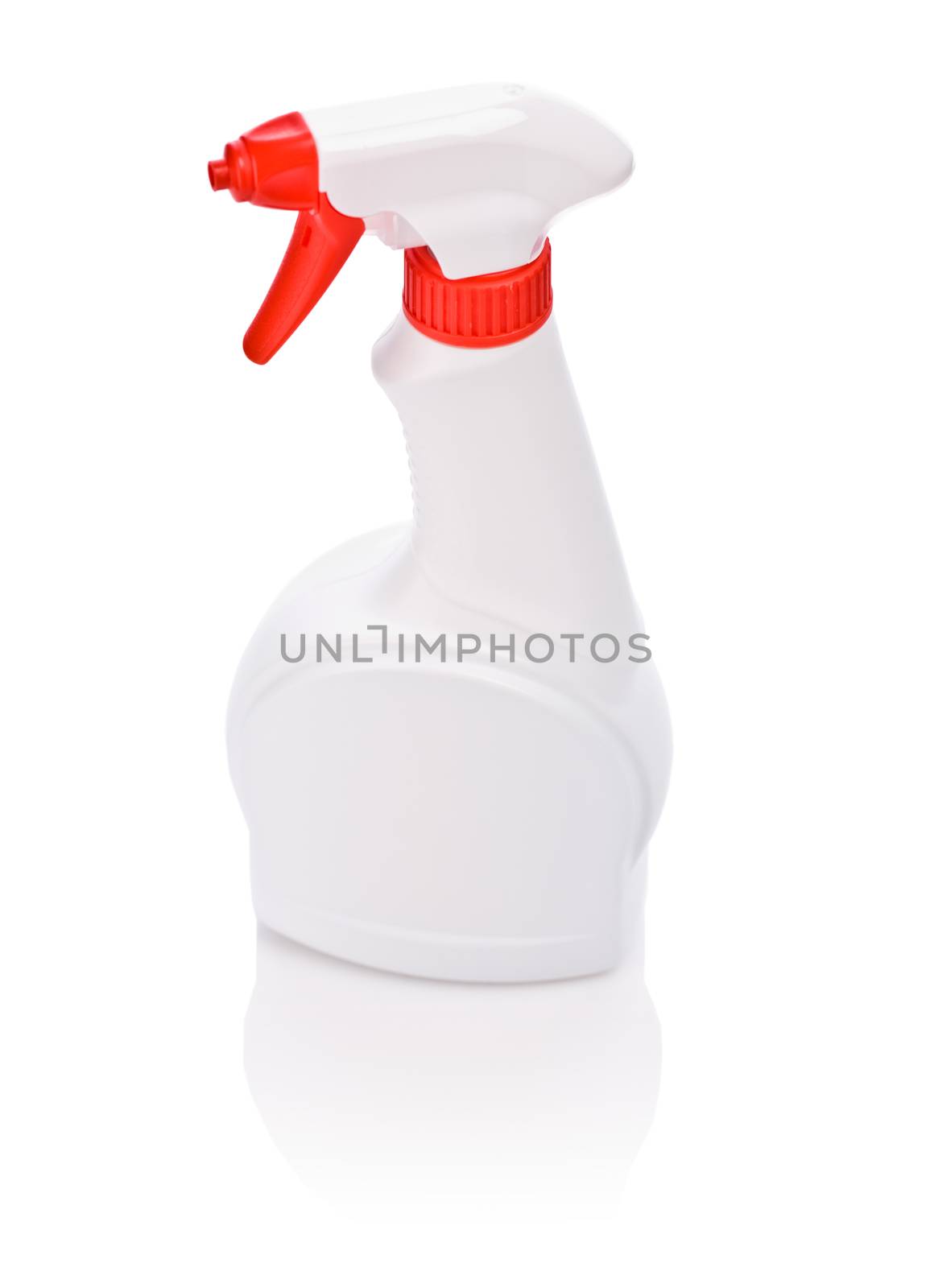 white spray bottle