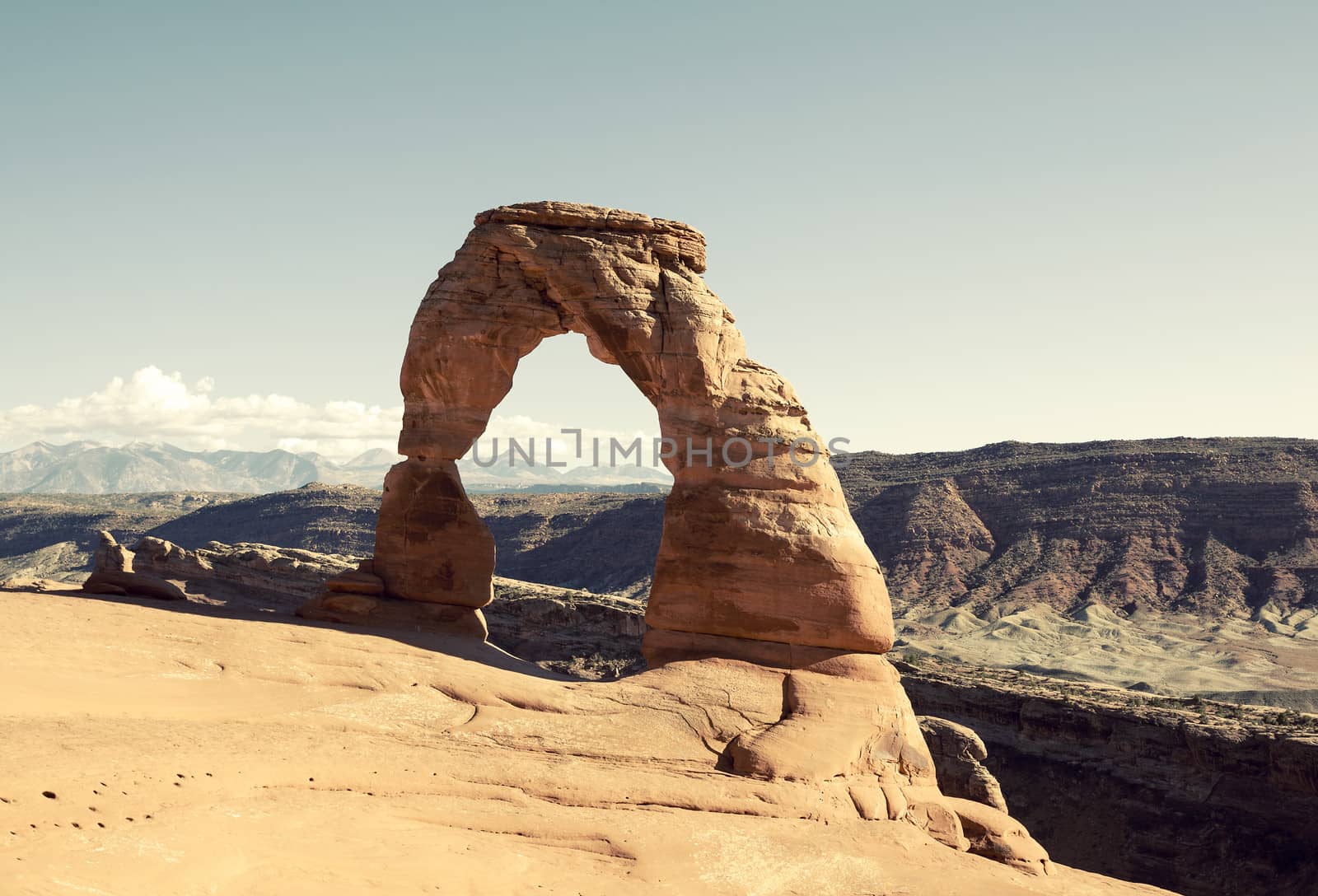 Delicate Arch with special photographic processing, USA