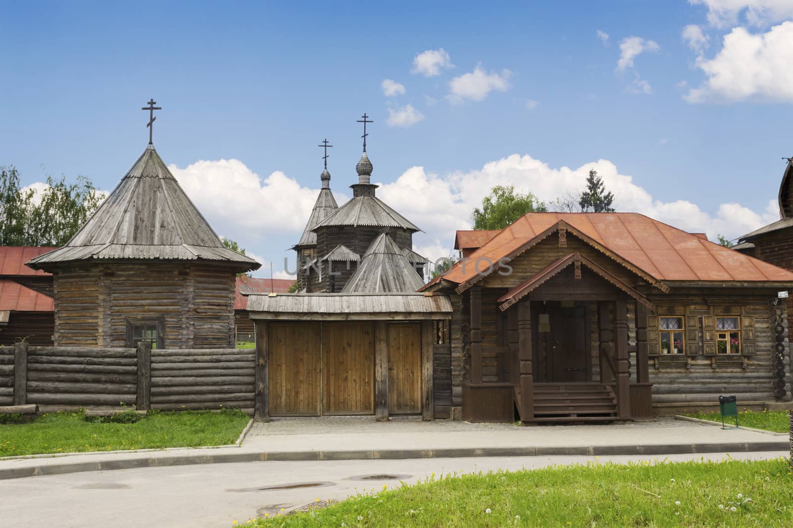 Wooden architecture of the eighteenth century. Suzdal. Russia