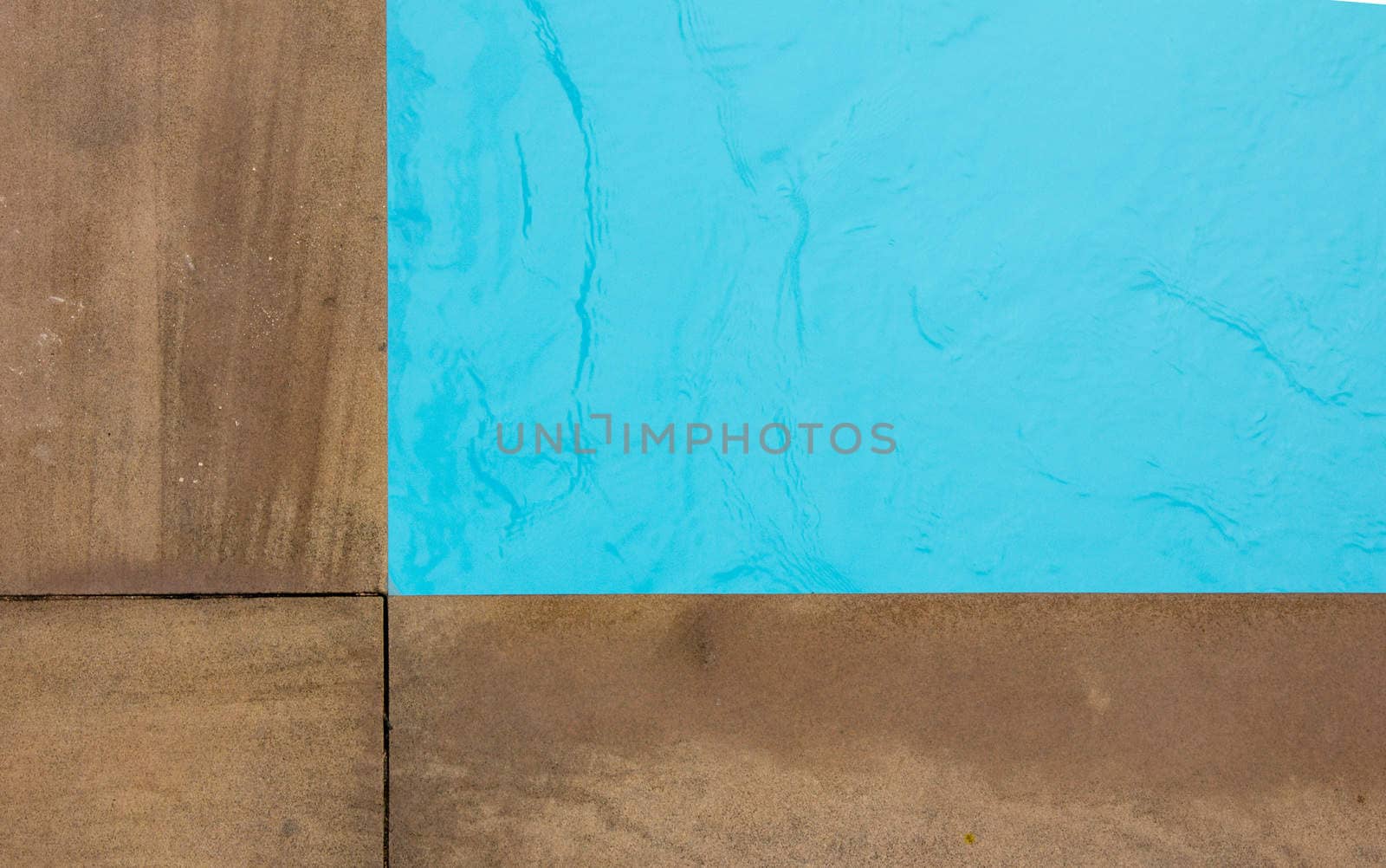 Swimming pool and deck with for background