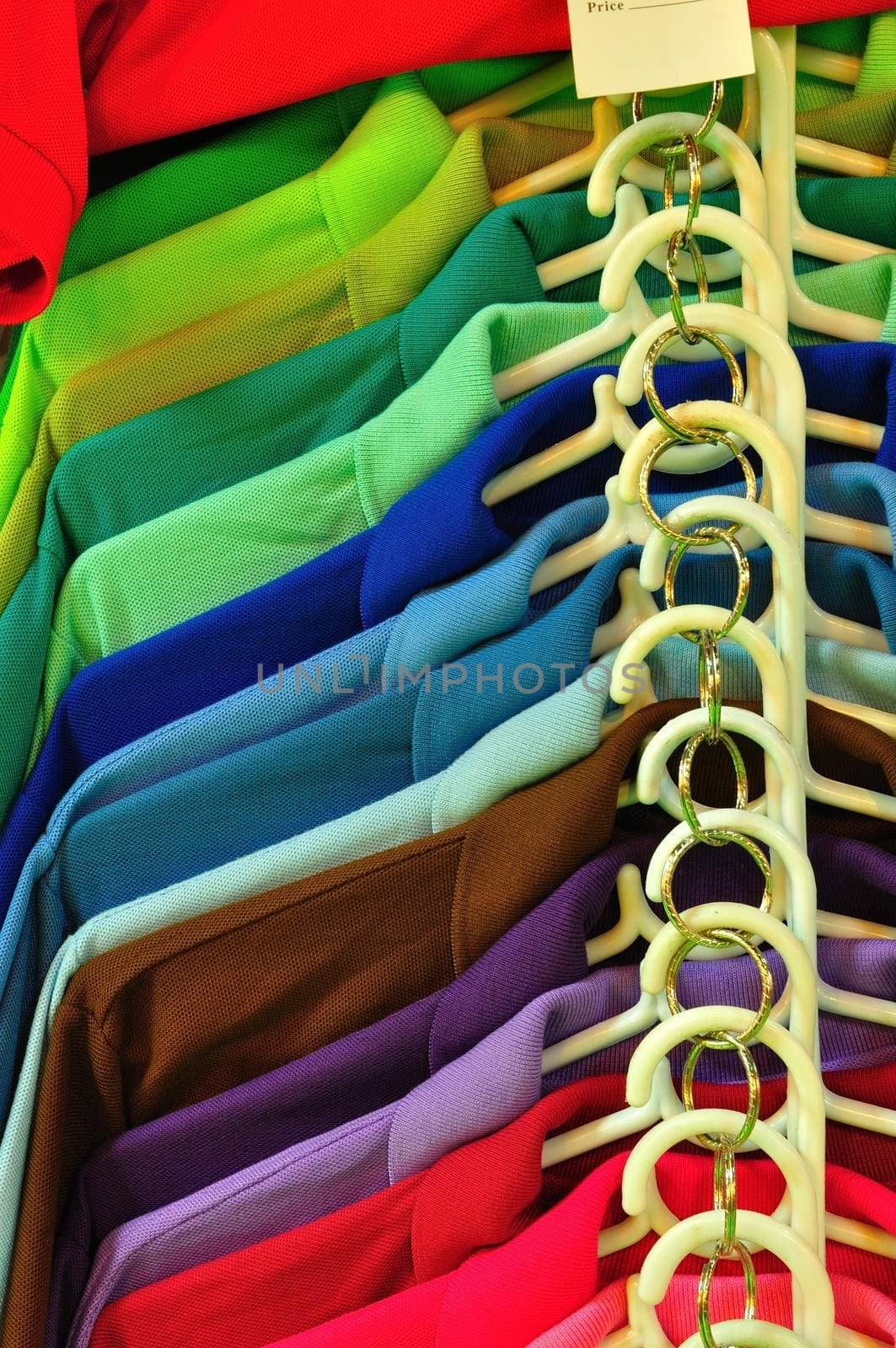 Row of Multi color T-shirt