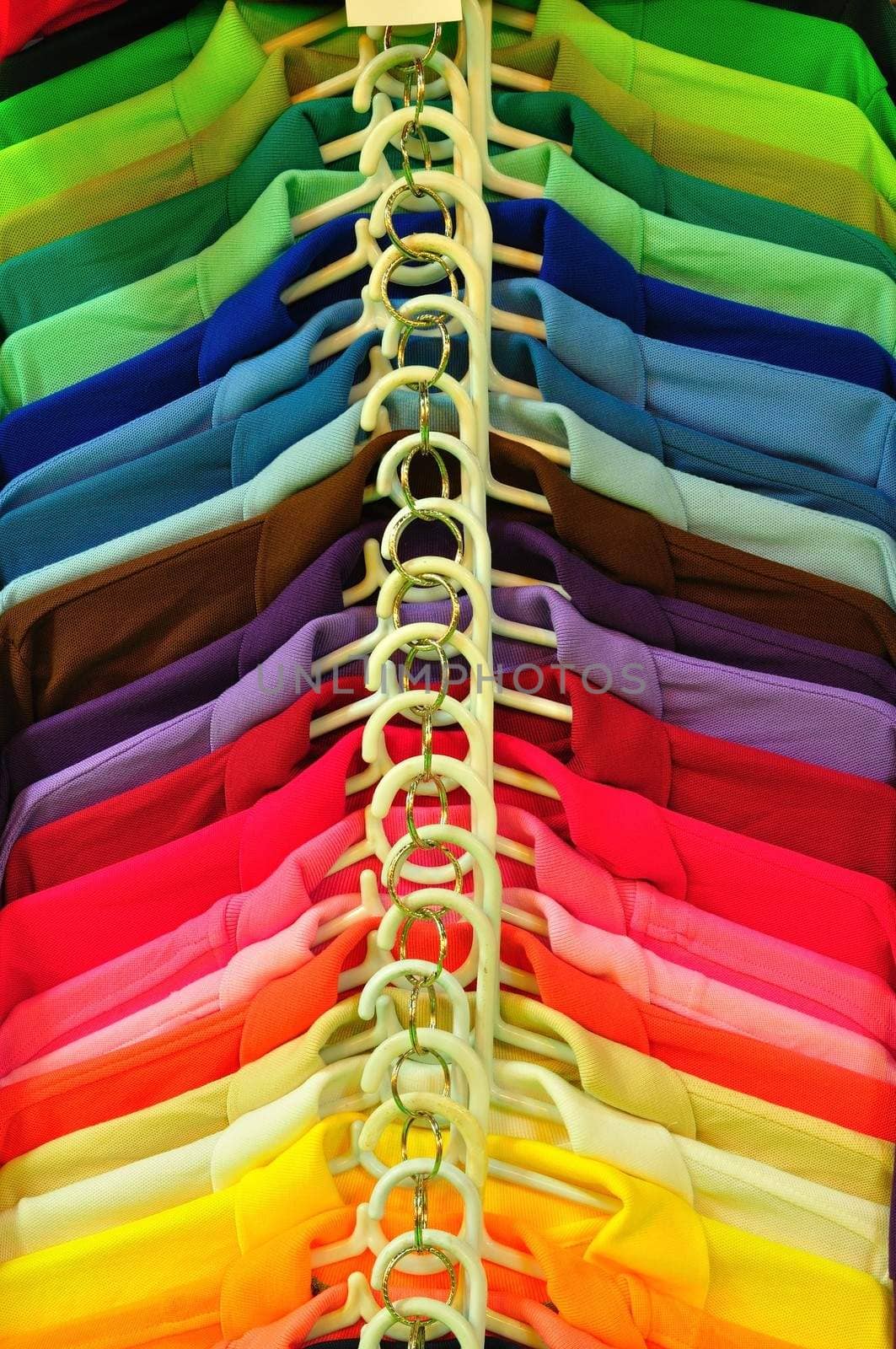 Row of Multi color T-shirt by thampapon