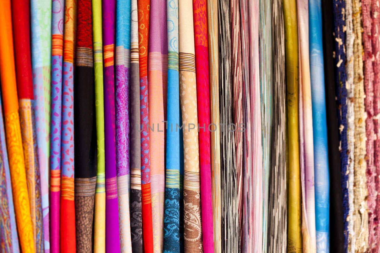 Thailand silk, close-up. by kawing921