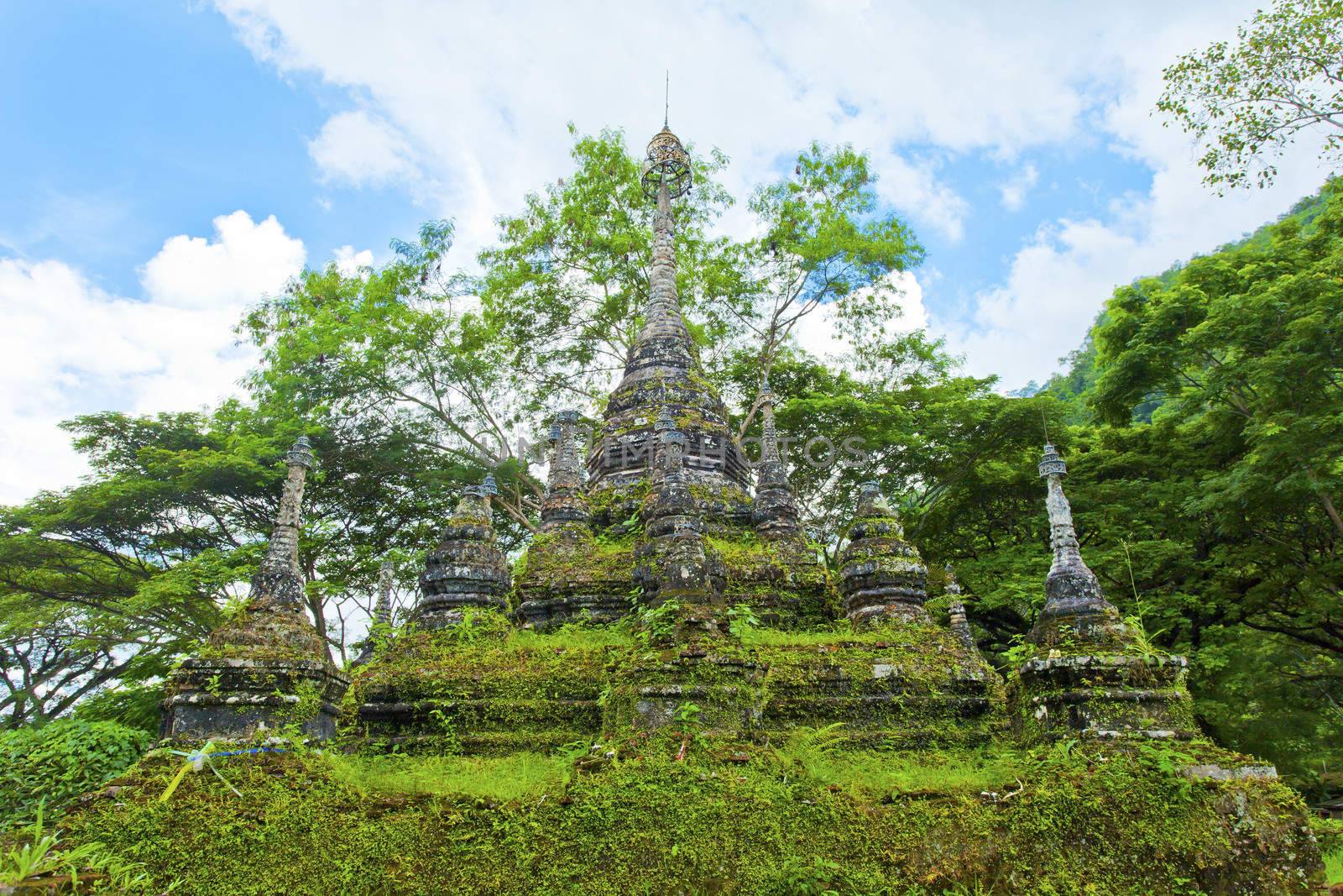 Old pagoda in Thailand