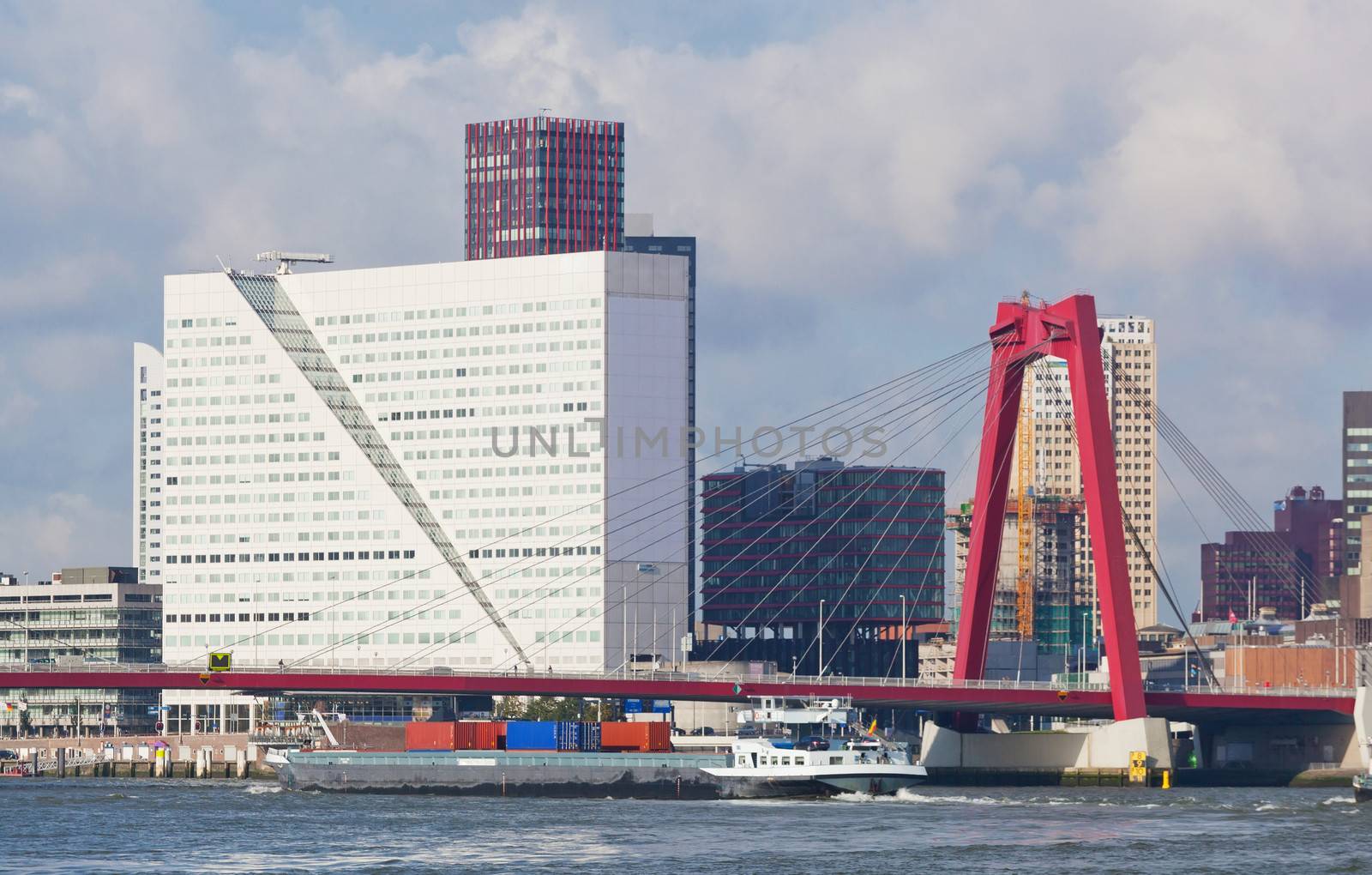 ROTTERDAM, NETHERLANDS - SEPTEMBER 28. City views Rotterdam, Nideranda, September 28, 2012. The population of the city of 617 347 inhabitants (for January 1, 2012), it is the second for number of inhabitants the city in the Netherlands