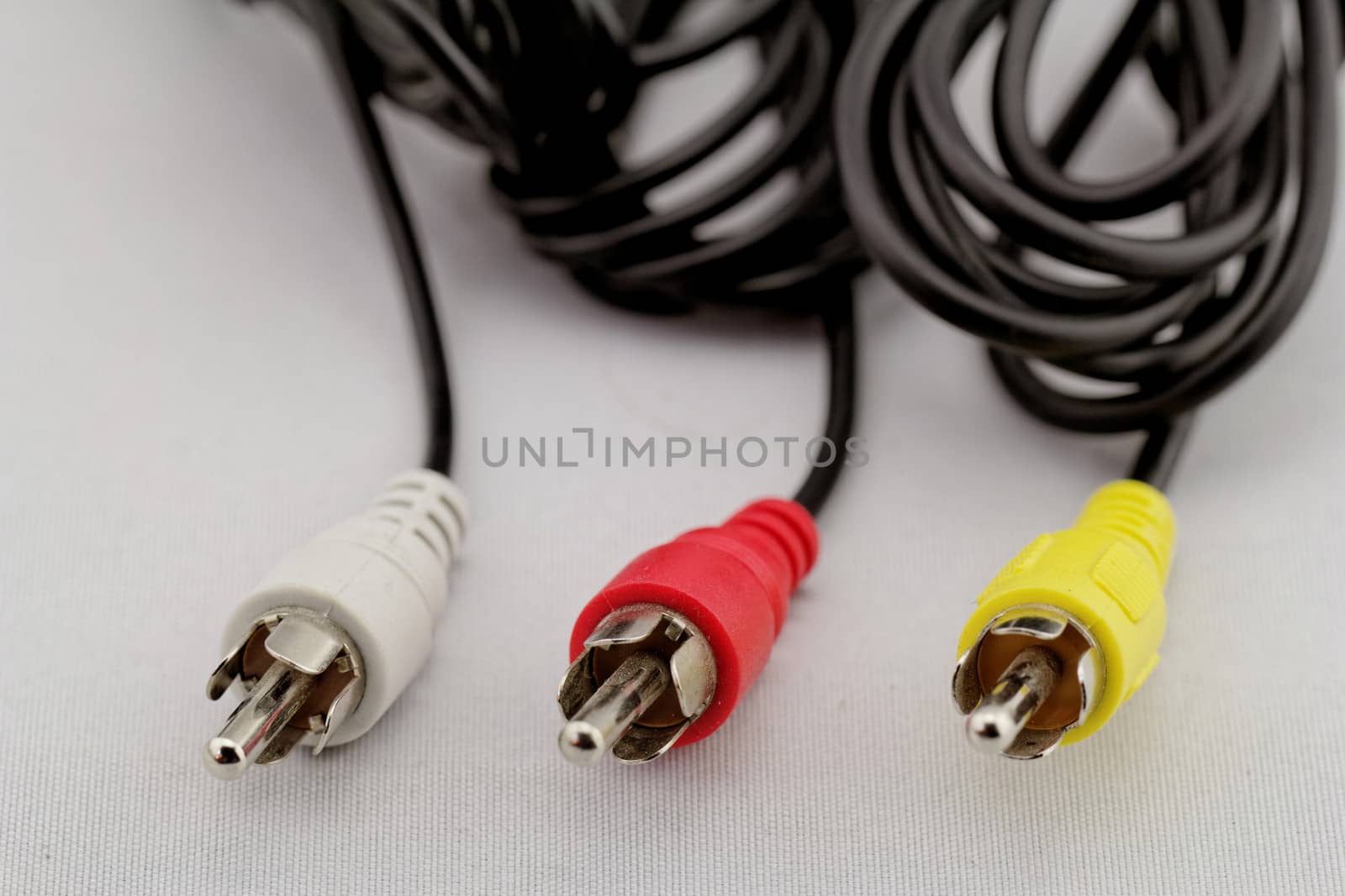 three rca cable and plug by NagyDodo