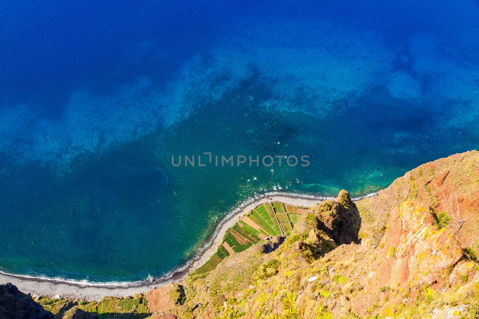 View from Cabo Girao cliff on Madeira island