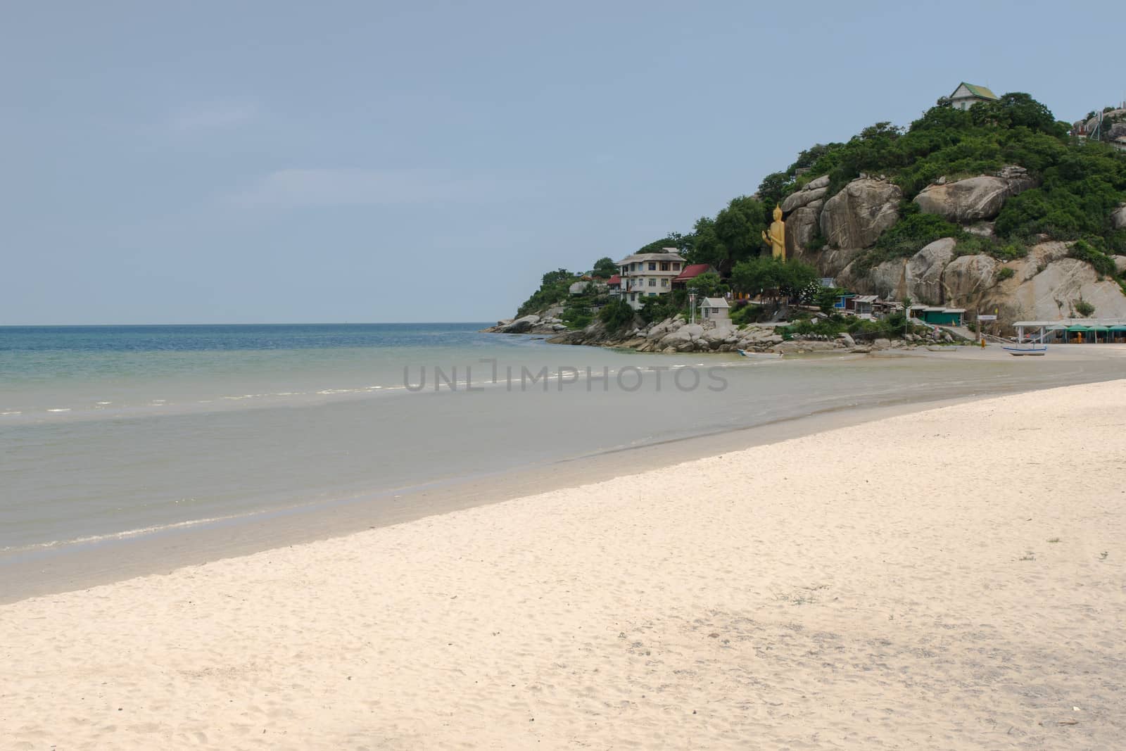 beautiful Hua Hin beach in Thailand