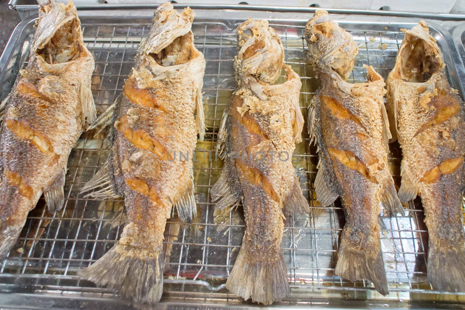 Fried Fish in Thai food style