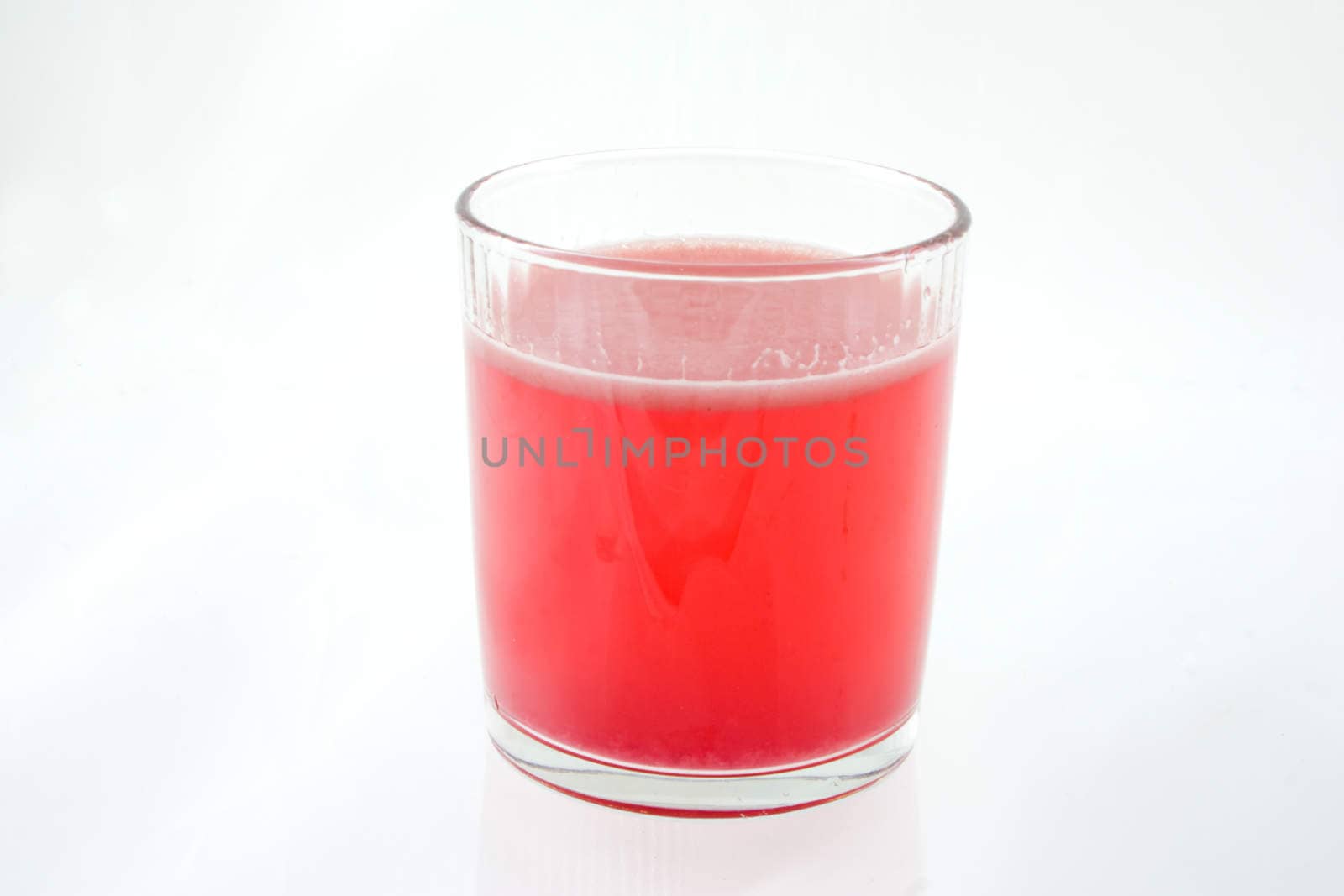 Glass of pomegranate juice