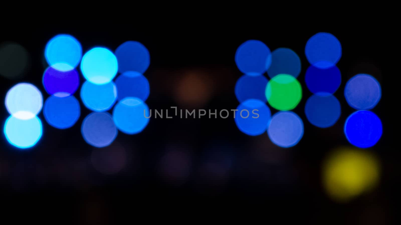 Abstract circular bokeh background of Christmaslight