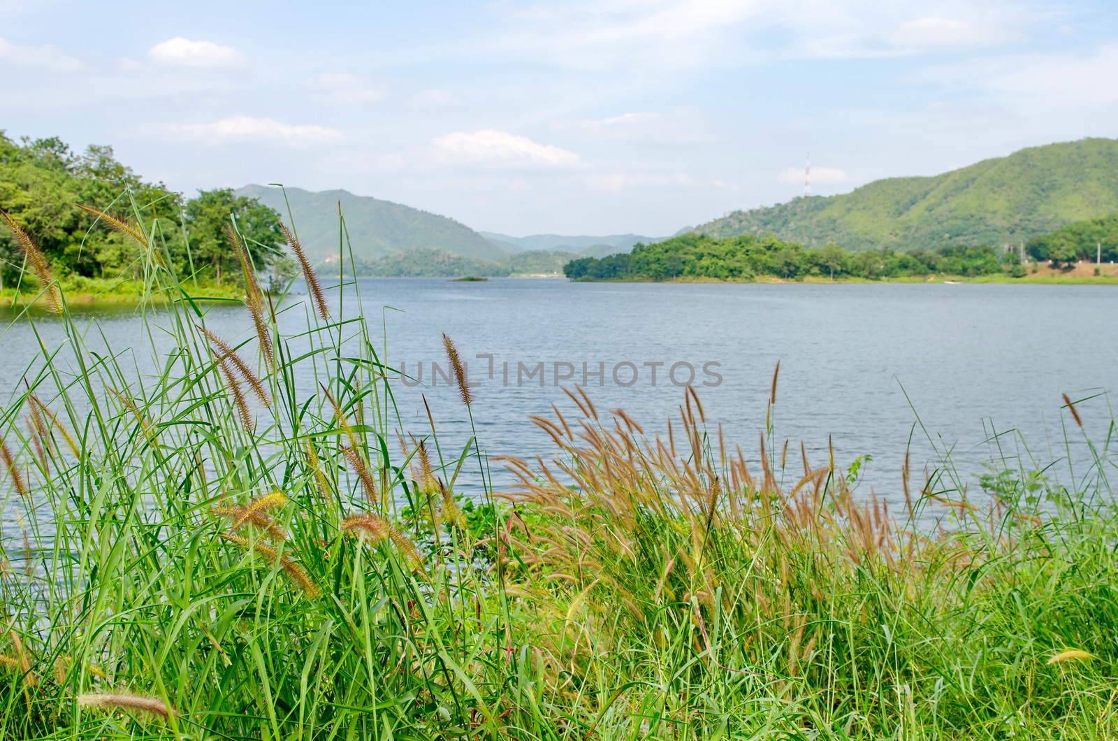 landscape of Kaeng Krachan Dam & Reservoir