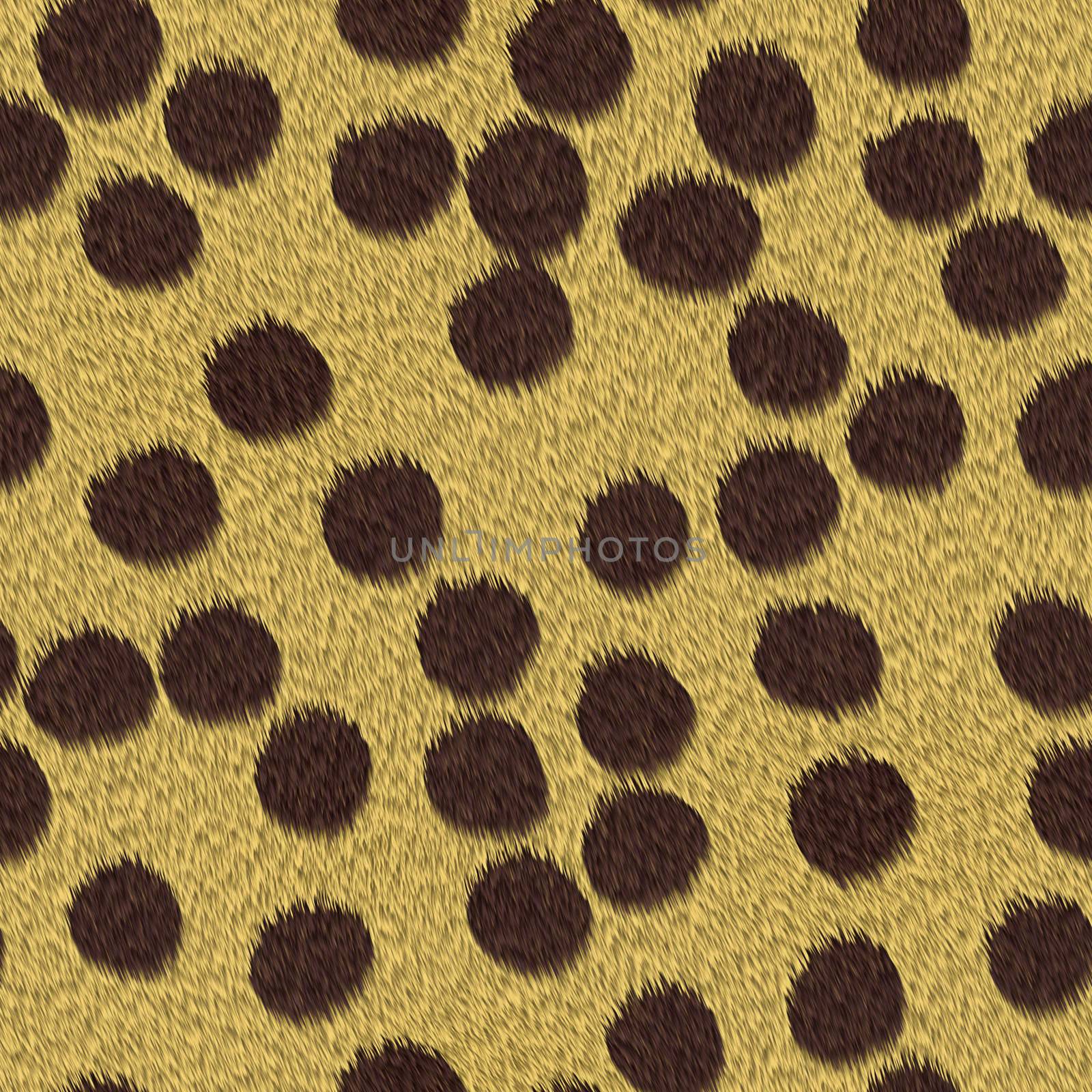 cheetah fur repeating pattern tile by sfinks