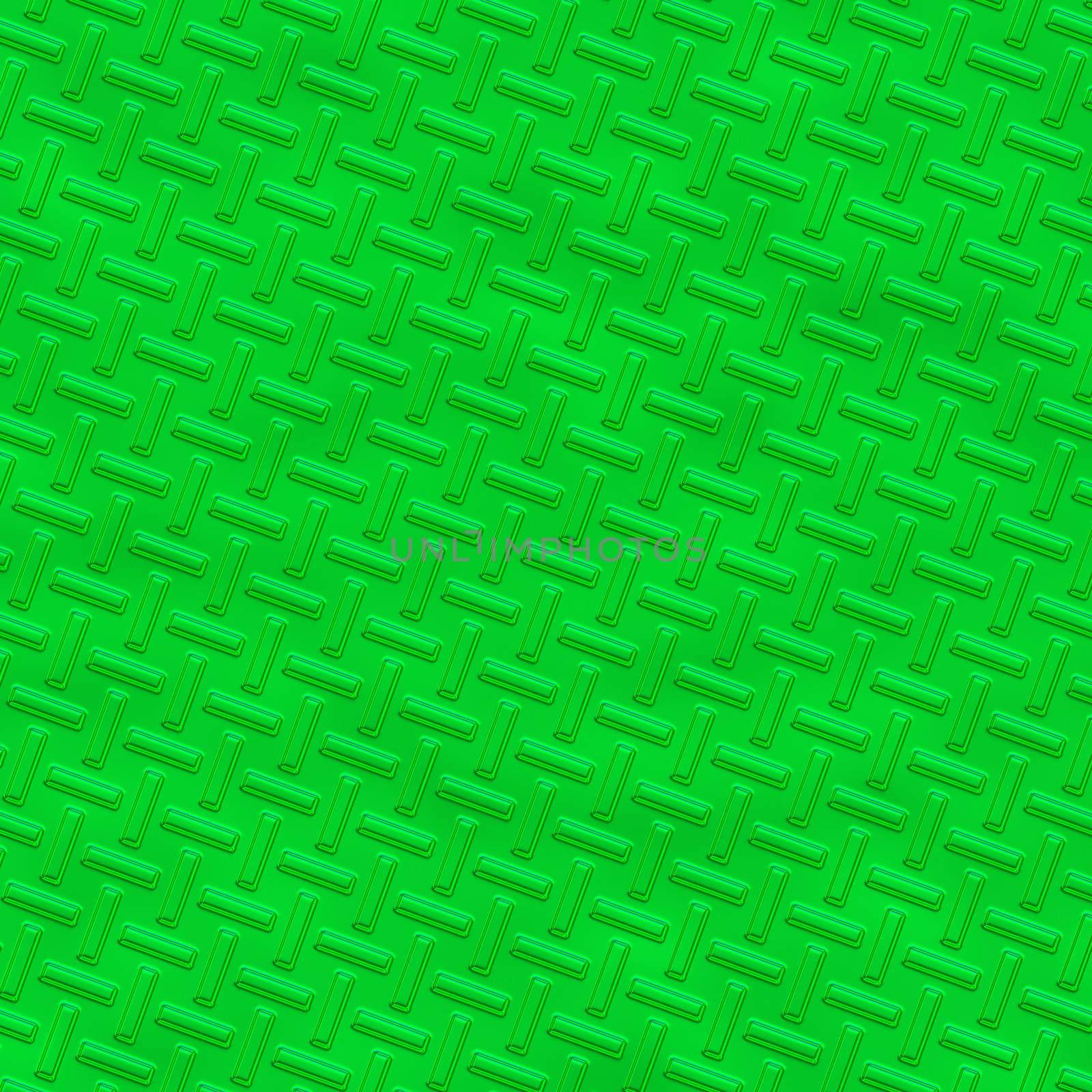 green diamond metal plate background by sfinks
