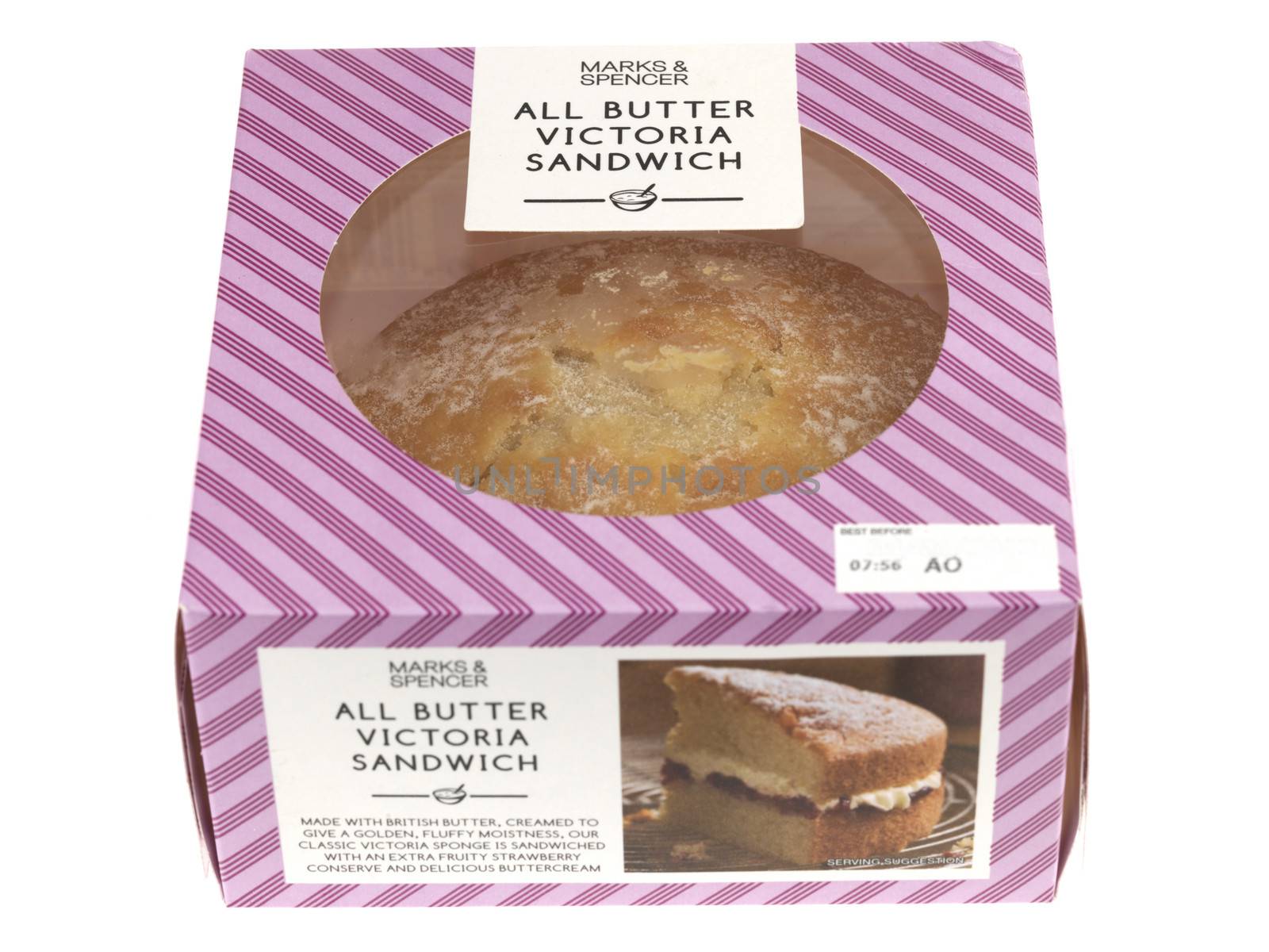 Marks and Spencer Victoria Sandwich Sponge Cake by Whiteboxmedia