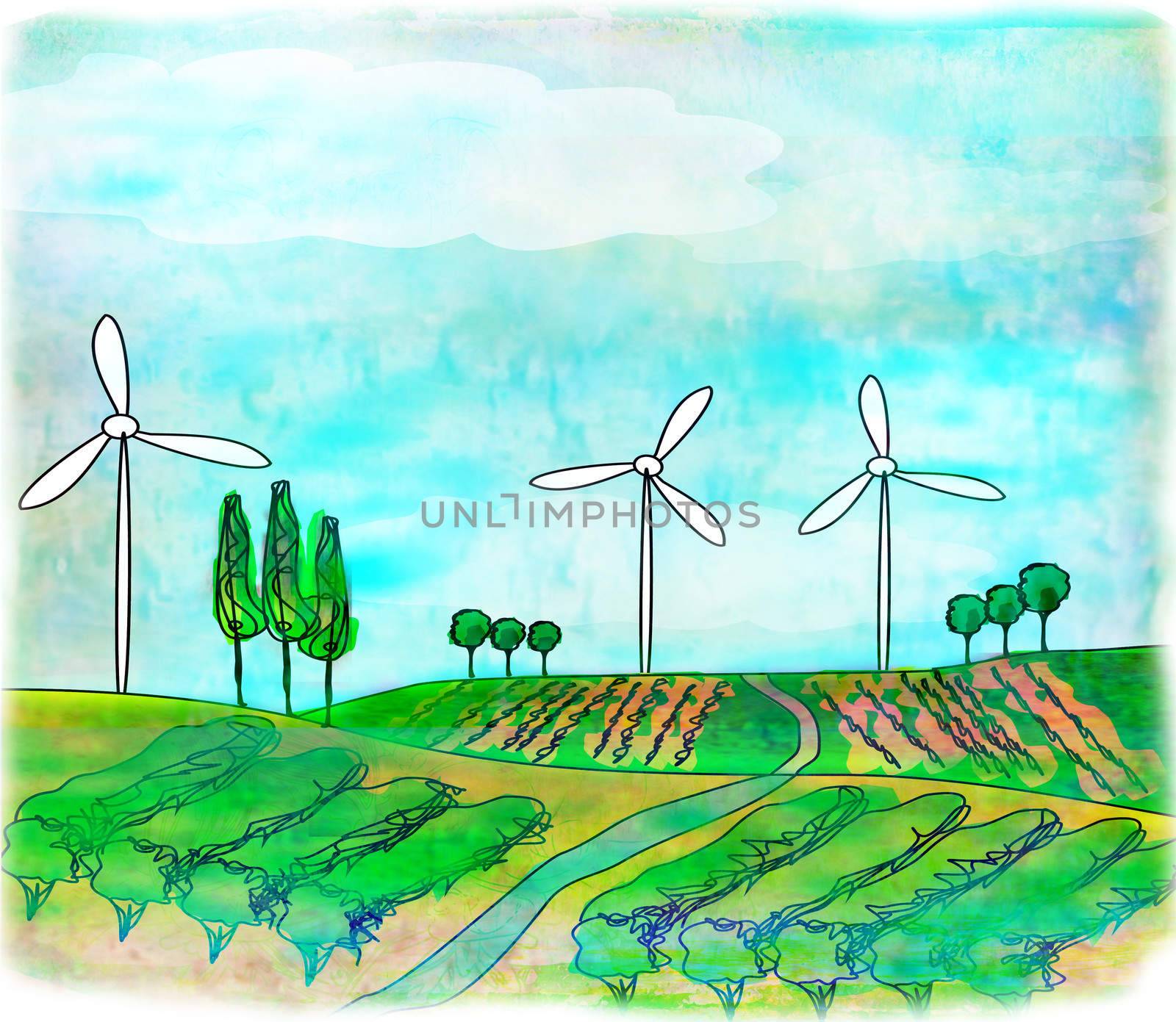 Eco farming - landscapes