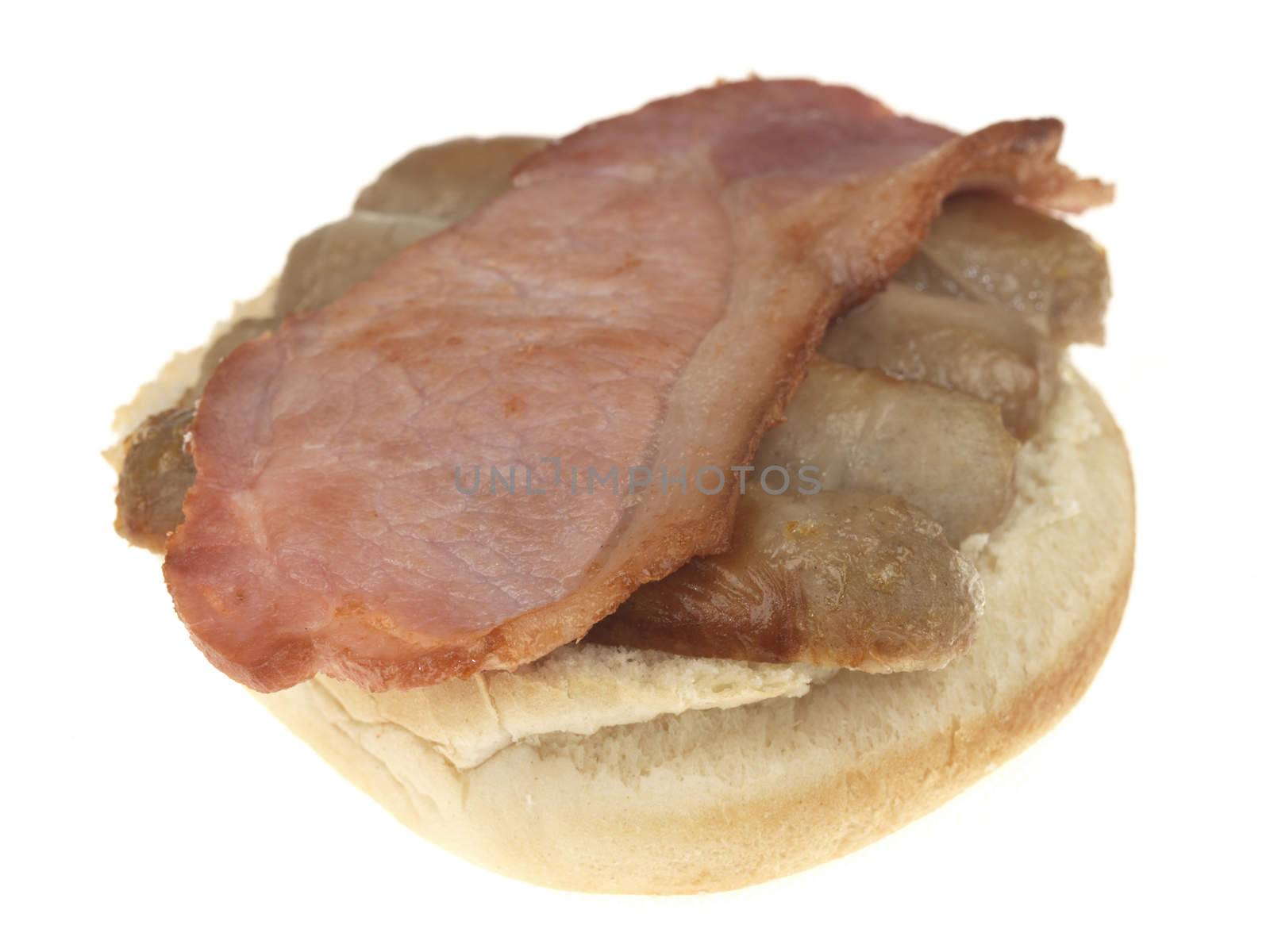 Bacon and Sausage Roll