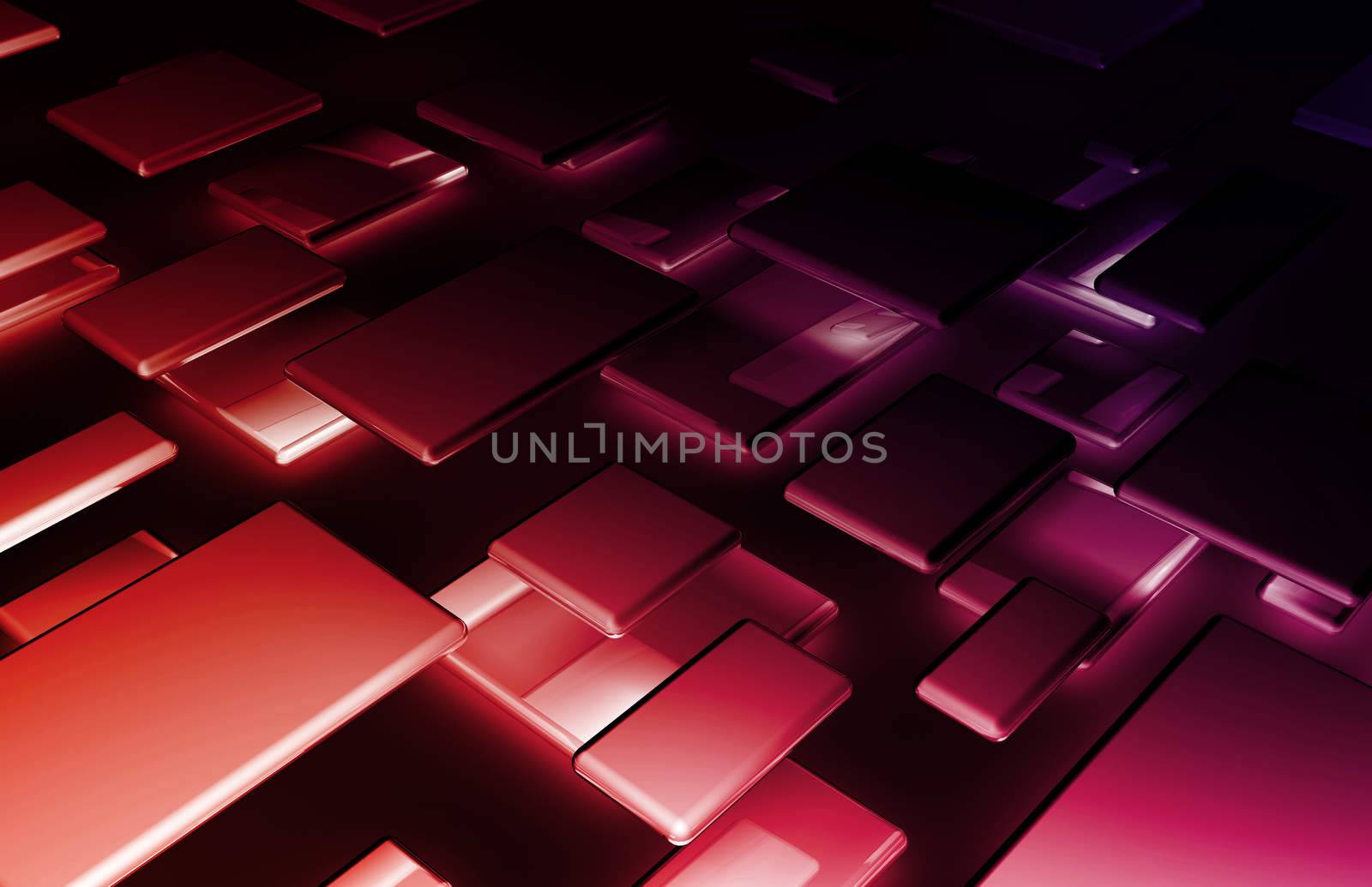 Abstract Background with a Technology Theme Art