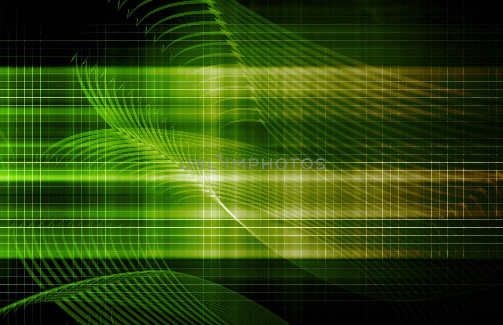 Computer Background with Technology As a Art 