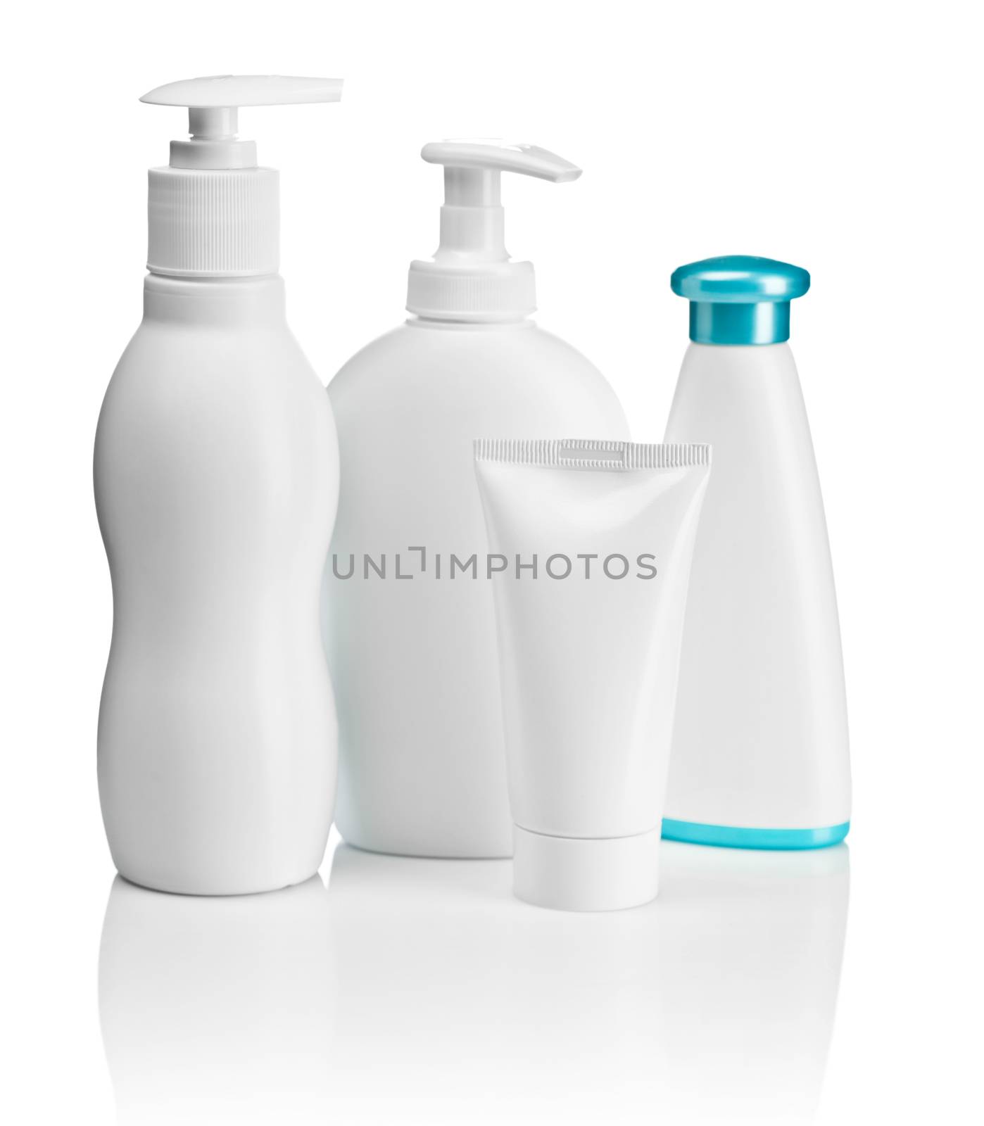 three bottles