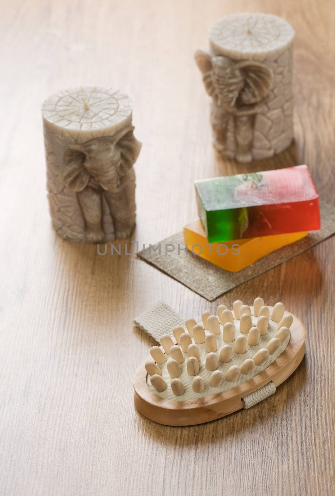 massager candles soap