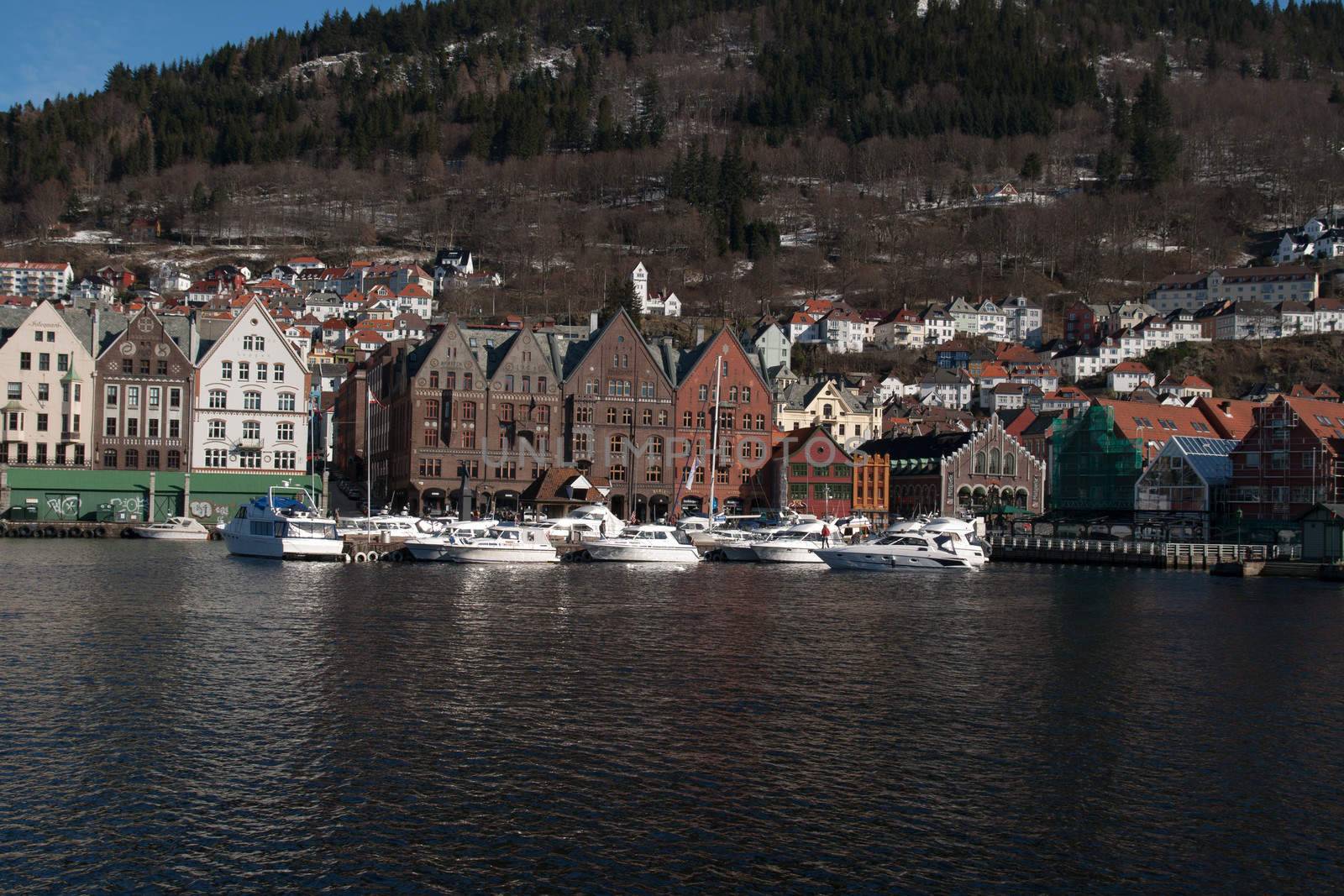Bergen is Norway's second largest city and is situated on the North Sea is the western side of the country. The city is often referred to as "The gateway to the fjords"