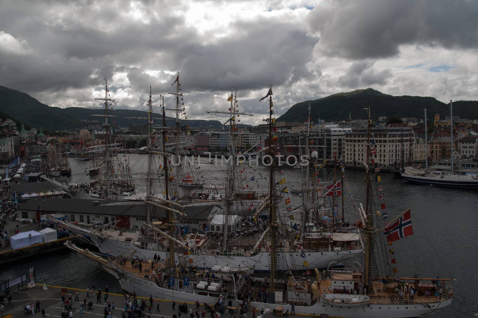 Bergen is Norway's second largest city and is situated on the North Sea is the western side of the country. The city is often referred to as "The gateway to the fjords"