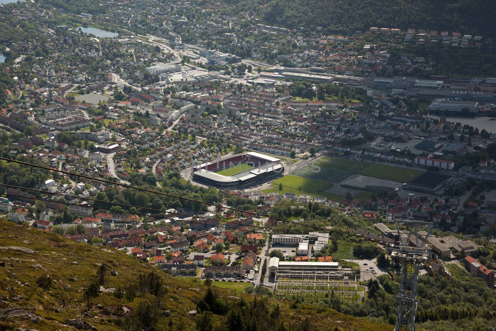 Taken from Ulriken in the city of Bergen, Norway