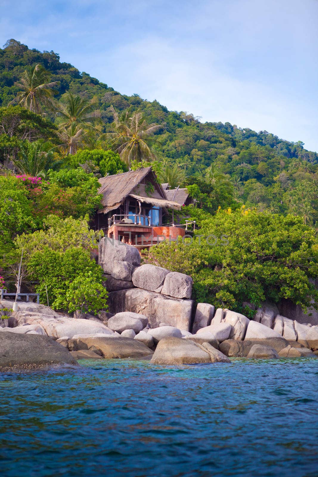 mountain resort and sea in Thailand