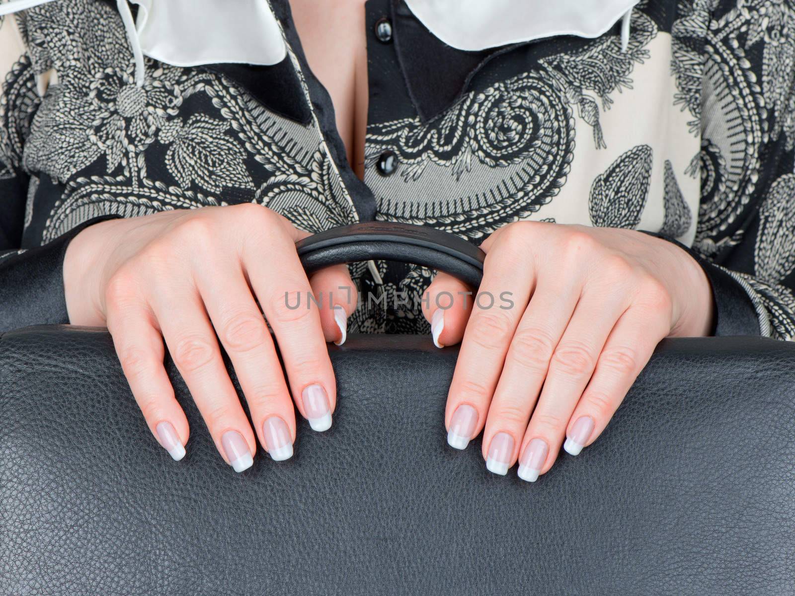 Female hands and nails by fotooxotnik