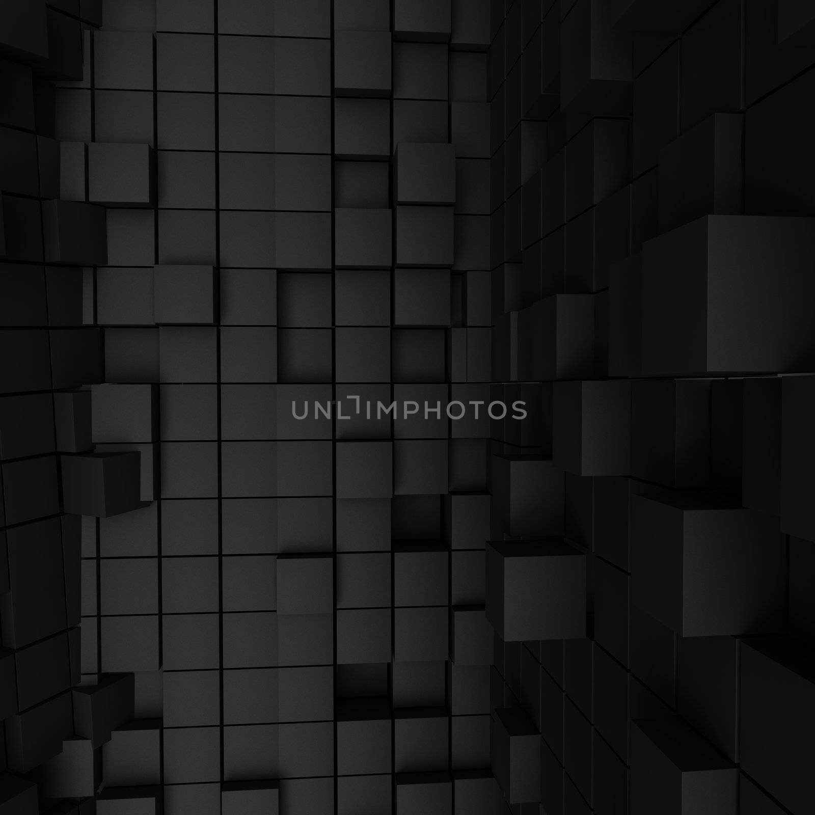 3D cubes background