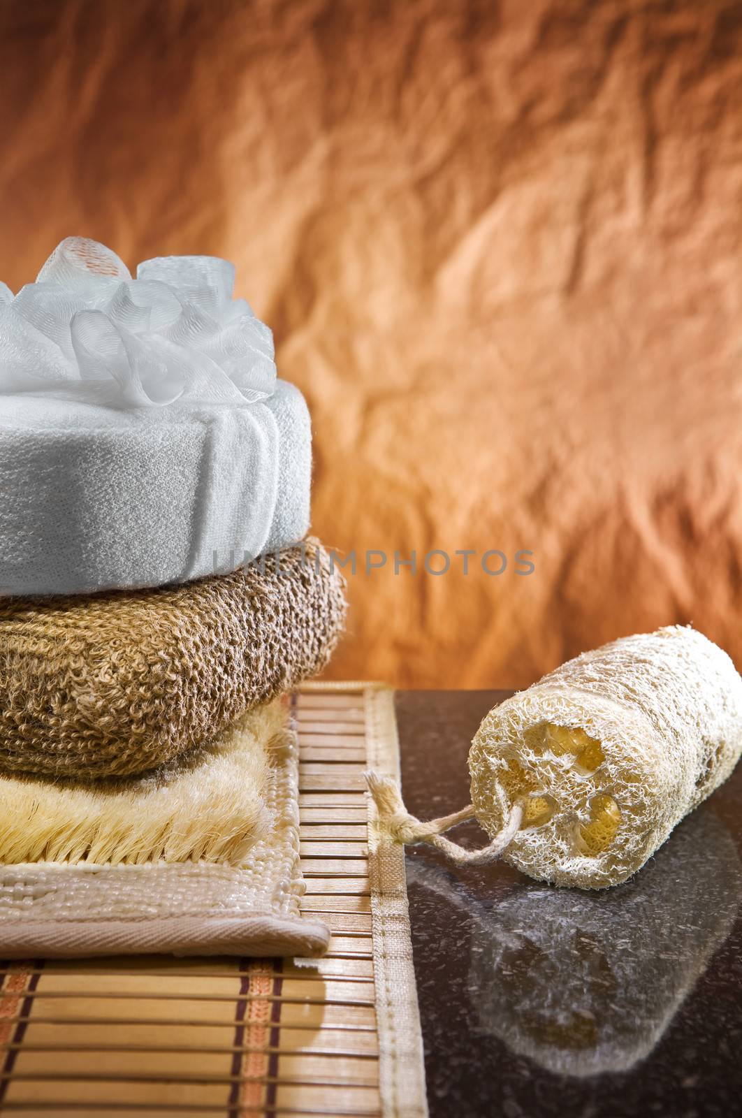 set of natural bast
