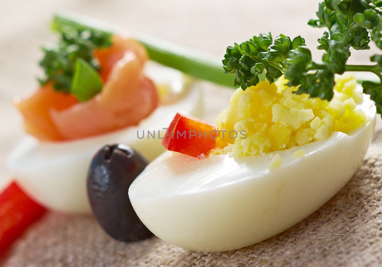 stuffed eggs  by Fanfo