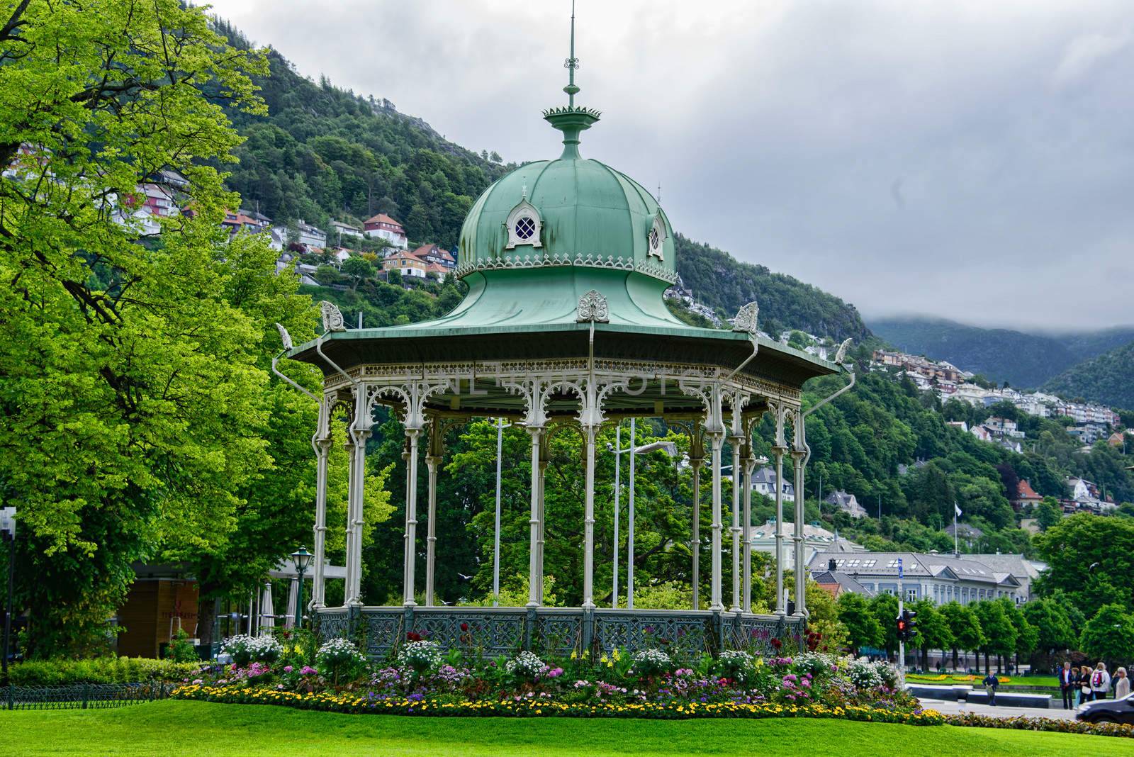 The music pavilion in Bergen city, Norway