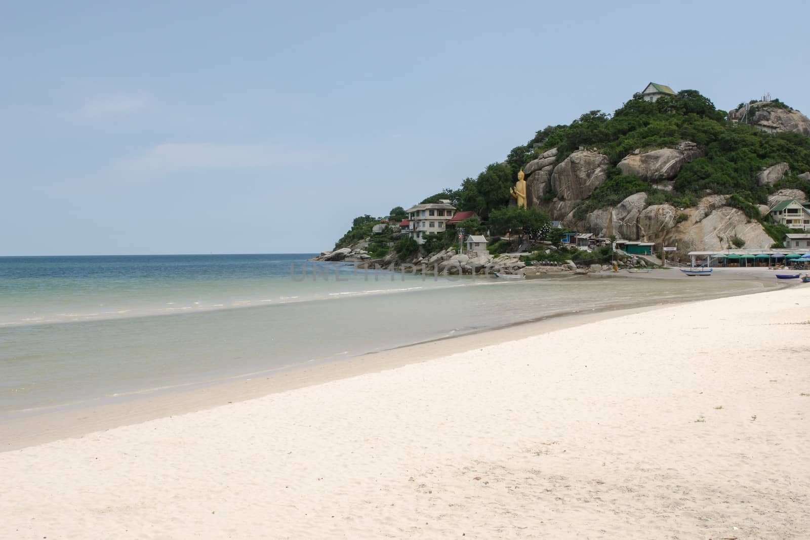 beautiful Hua Hin beach in Thailand