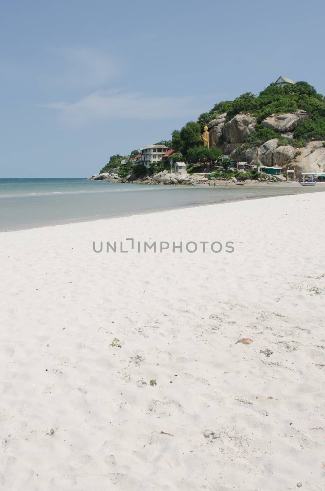 beautiful Hua Hin beach in Thailand