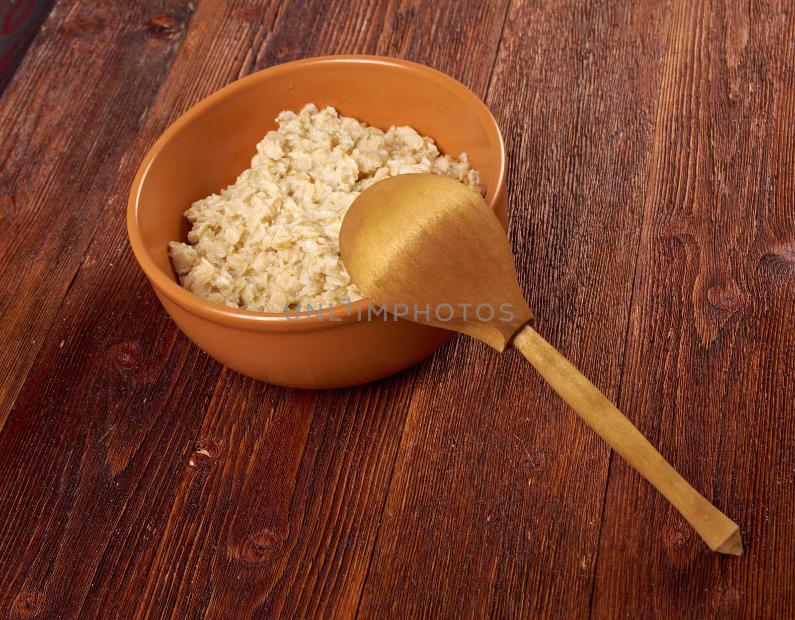 bowl with fresh porridge by Fanfo