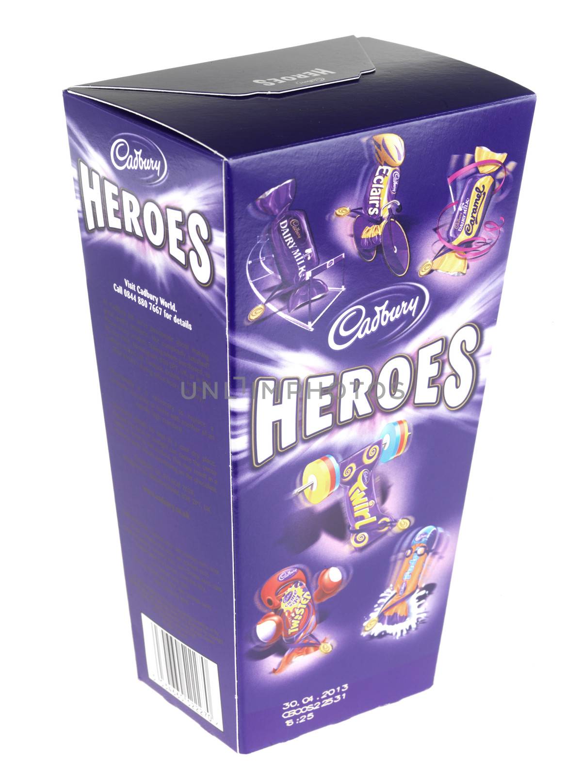 Box of Cadbury Heros Sweets by Whiteboxmedia