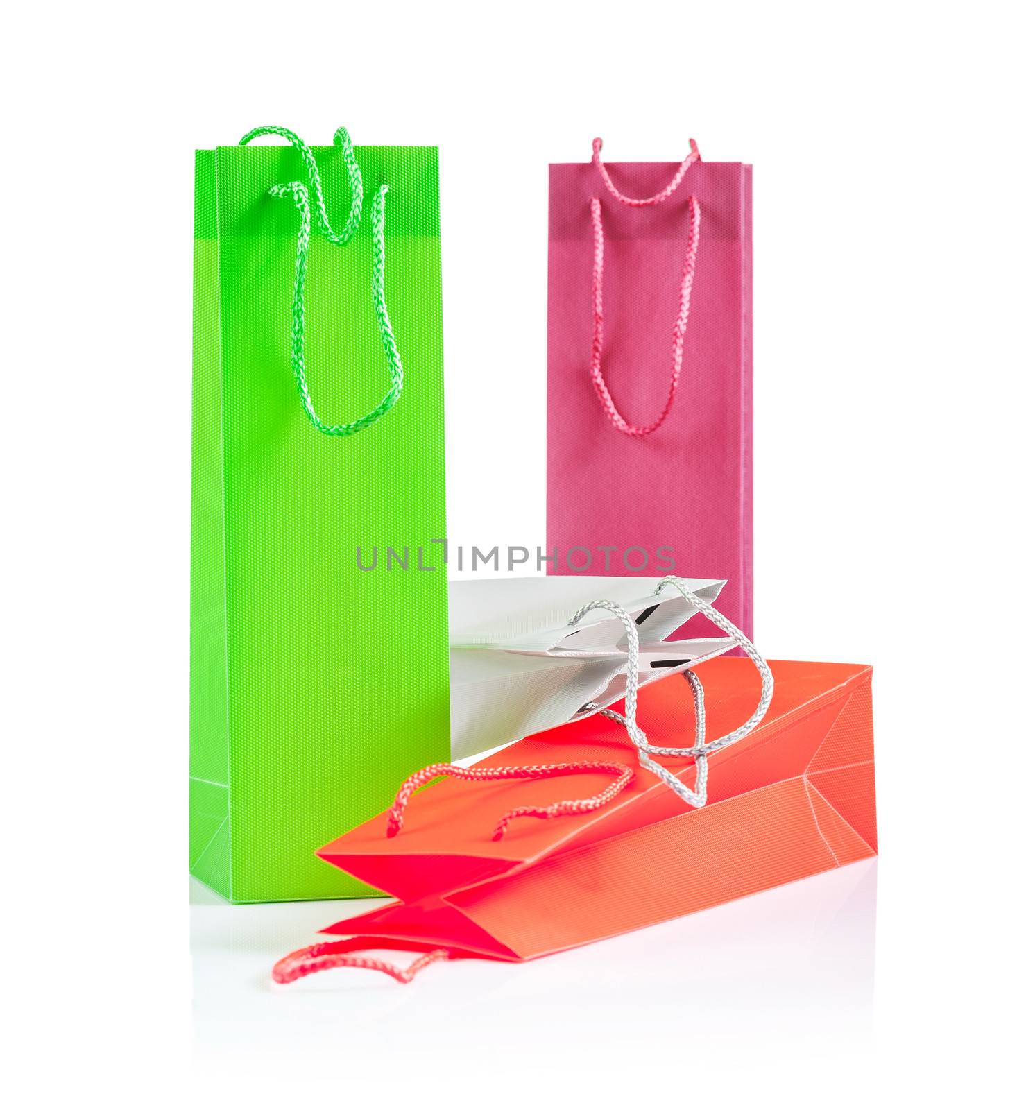 four paper bags