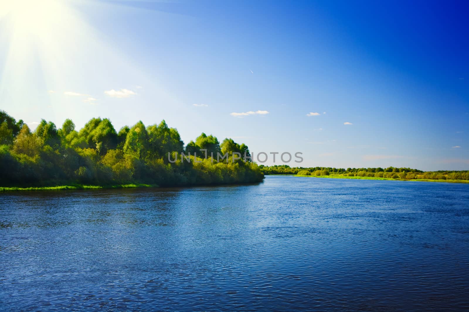 river and sky