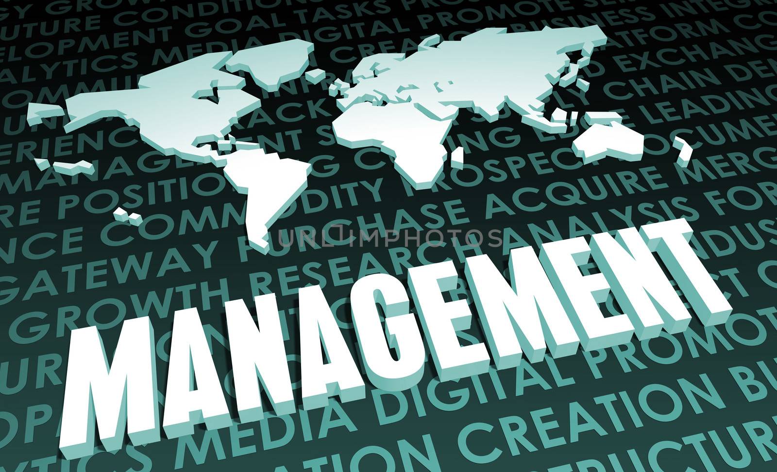 Management Industry Global Standard on 3D Map